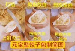 做元宝饺子的包法视频 如何做元宝饺子图片