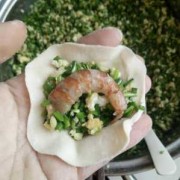 韭菜鸡蛋木耳虾仁馅儿调法 韭菜鸡蛋虾仁木耳豆腐水饺