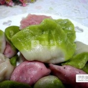 菠菜汁火龙果面水饺_菠菜火龙果饺子