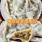  猪肉丁韭菜饺子的做法大全「猪肉丁韭菜饺子的做法大全窍门」