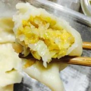  东北酸菜油渣饺子「酸菜油渣饺子图片」