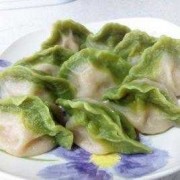 青葱翡翠白玉饺子,翡翠饺子怎么做颜色更绿 