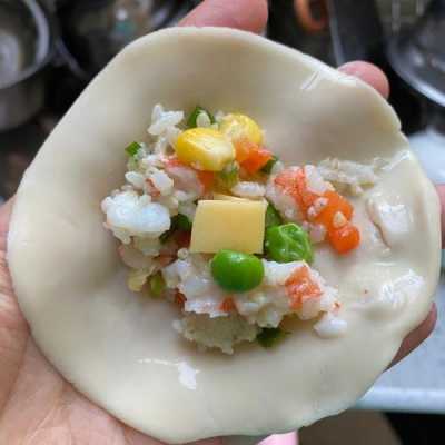 饺子皮虾芝士,芝士虾仁饺子  第3张