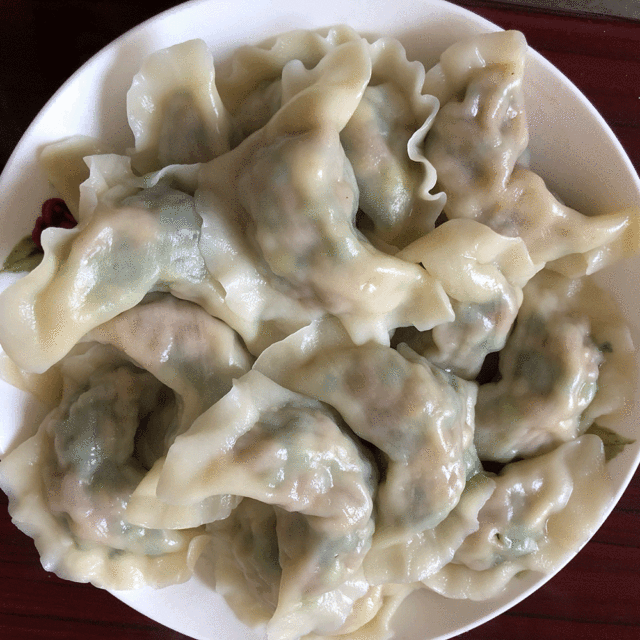 苜蓿鸡蛋虾皮饺子  第2张